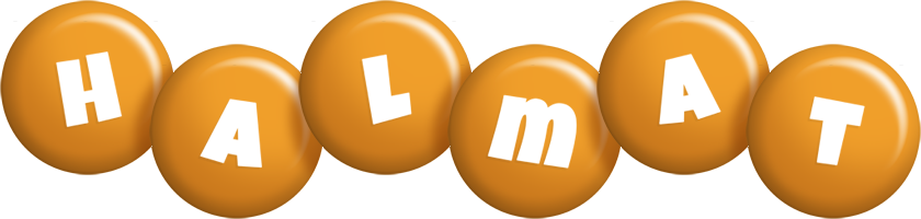 Halmat candy-orange logo