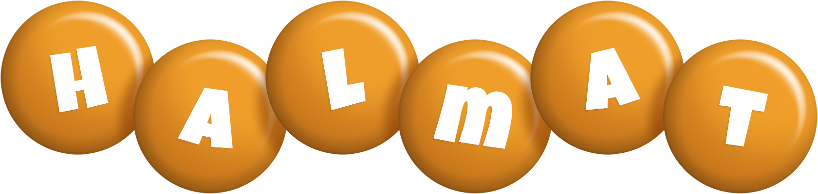 Halmat candy-orange logo