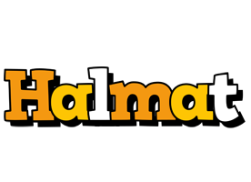 Halmat cartoon logo