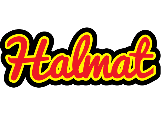 Halmat fireman logo