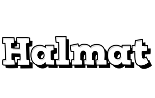 Halmat snowing logo