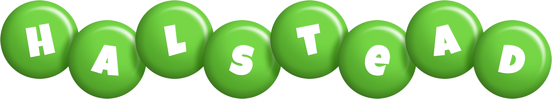 Halstead candy-green logo