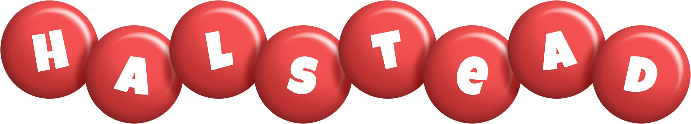 Halstead candy-red logo