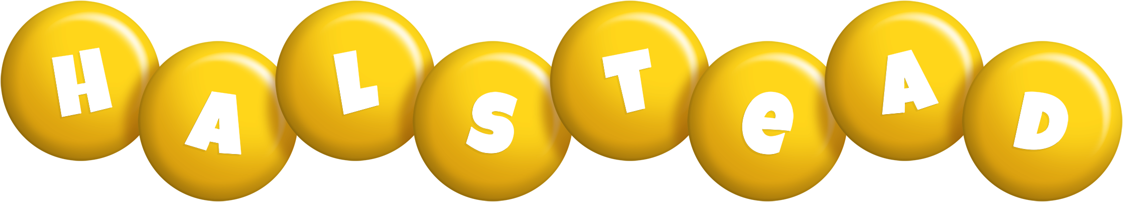 Halstead candy-yellow logo