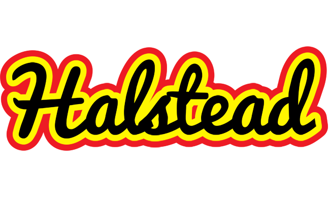 Halstead flaming logo