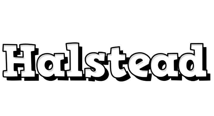 Halstead snowing logo