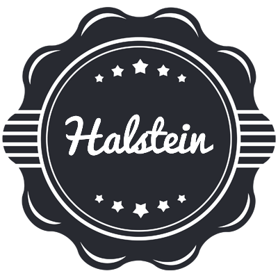 Halstein badge logo