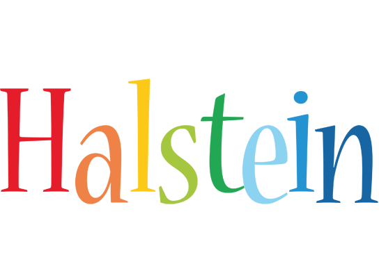 Halstein birthday logo