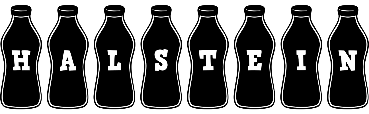 Halstein bottle logo