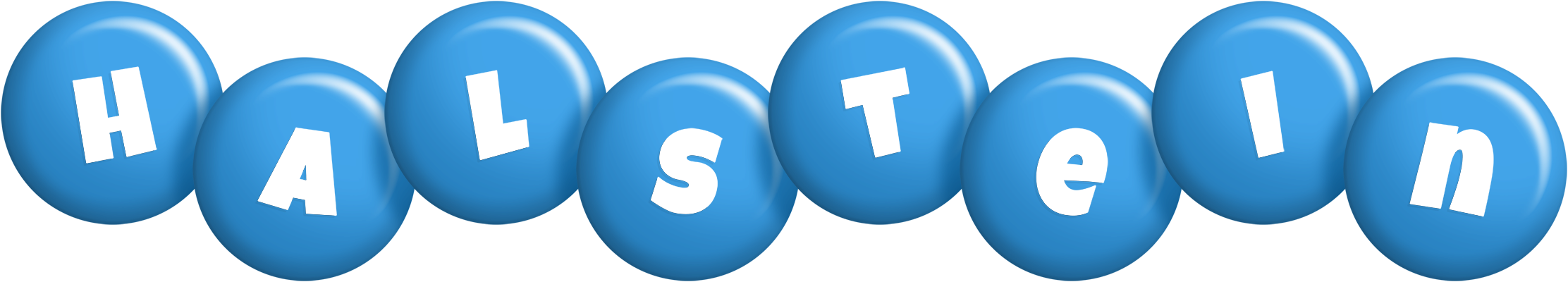 Halstein candy-blue logo