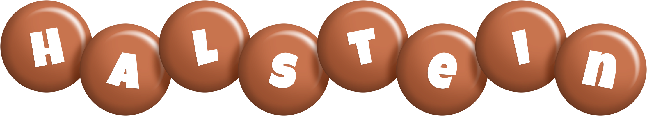 Halstein candy-brown logo