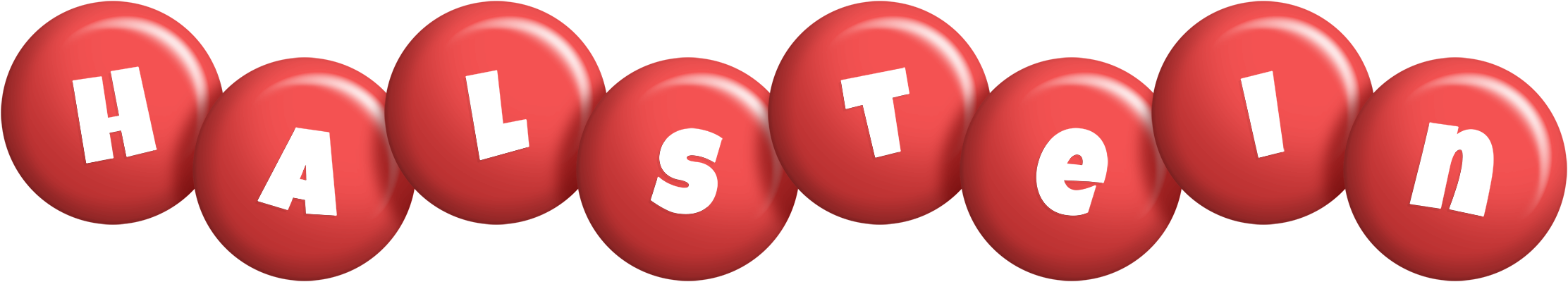 Halstein candy-red logo