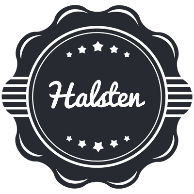 Halsten badge logo