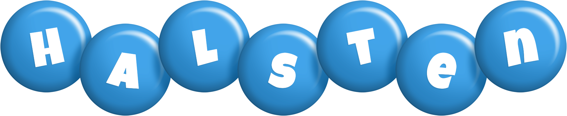 Halsten candy-blue logo