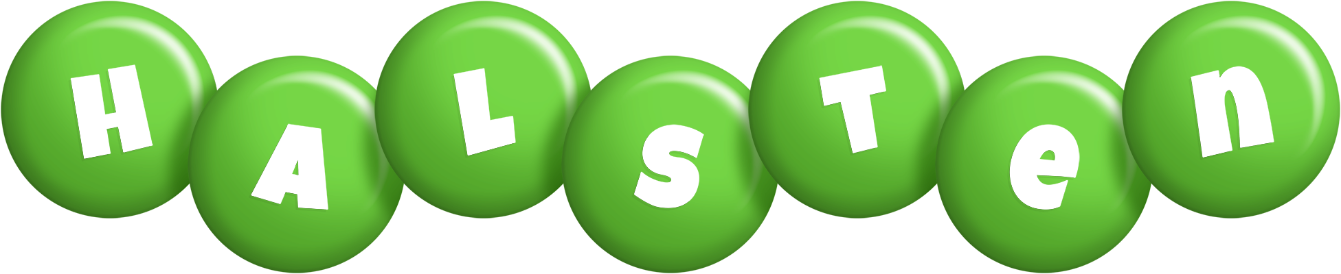 Halsten candy-green logo