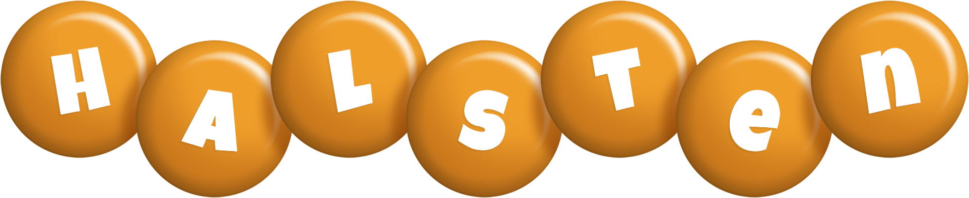 Halsten candy-orange logo