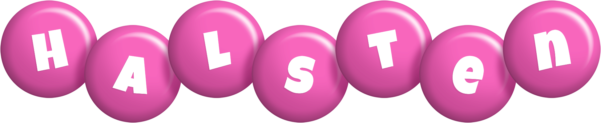 Halsten candy-pink logo