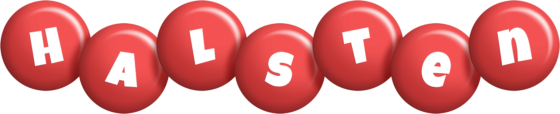 Halsten candy-red logo