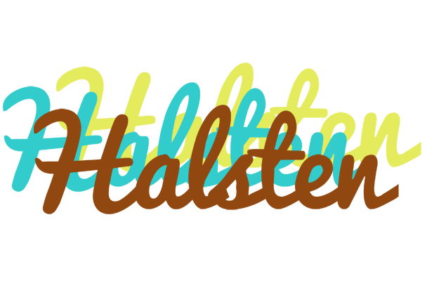 Halsten cupcake logo