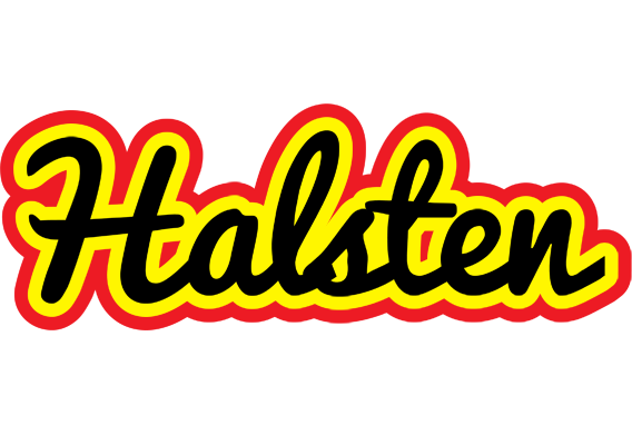 Halsten flaming logo