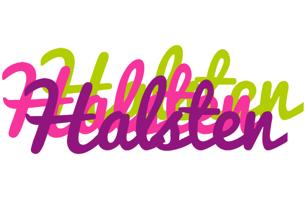 Halsten flowers logo
