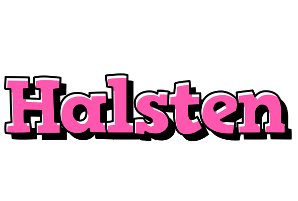 Halsten girlish logo