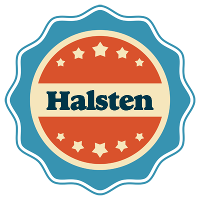 Halsten labels logo