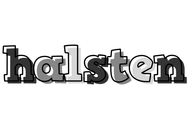 Halsten night logo