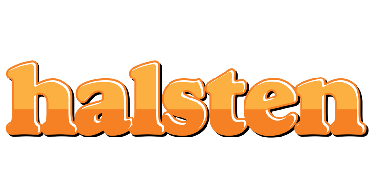 Halsten orange logo