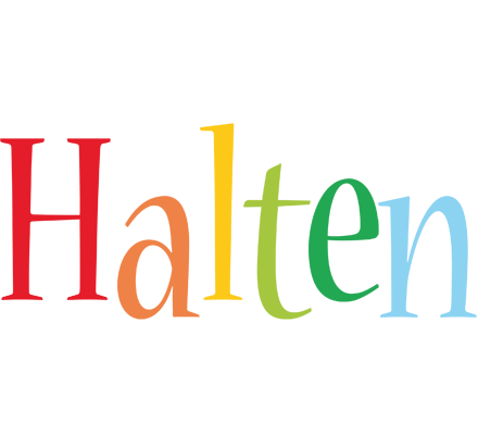 Halten birthday logo