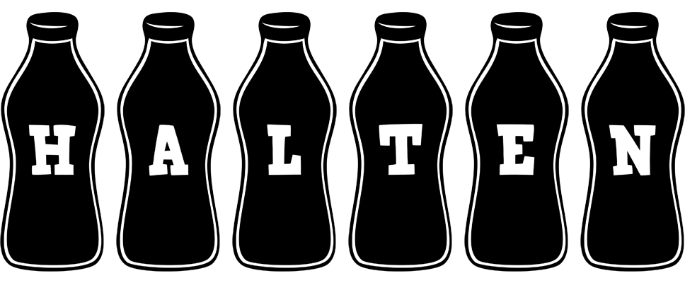 Halten bottle logo