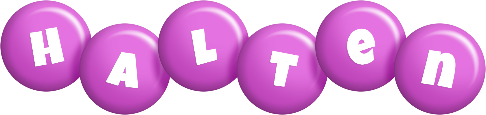 Halten candy-purple logo