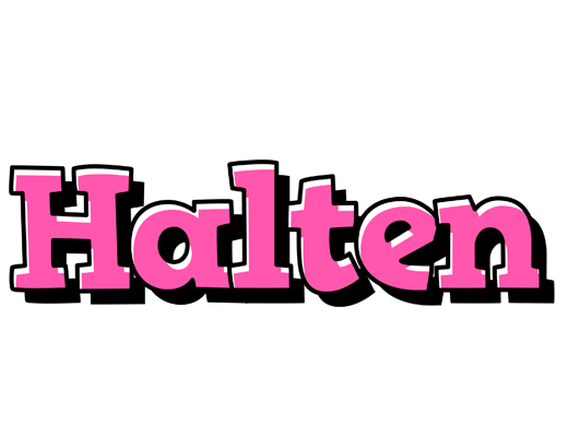 Halten girlish logo