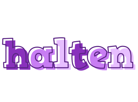 Halten sensual logo
