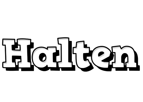 Halten snowing logo
