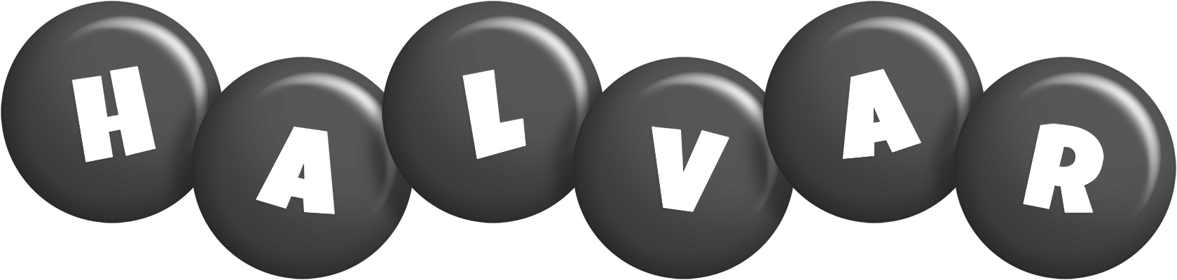 Halvar candy-black logo