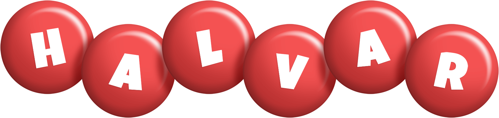 Halvar candy-red logo