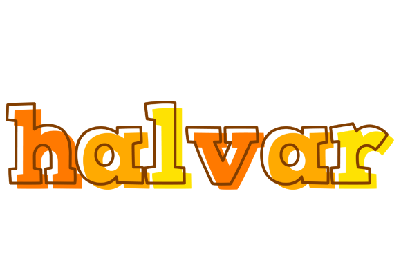 Halvar desert logo