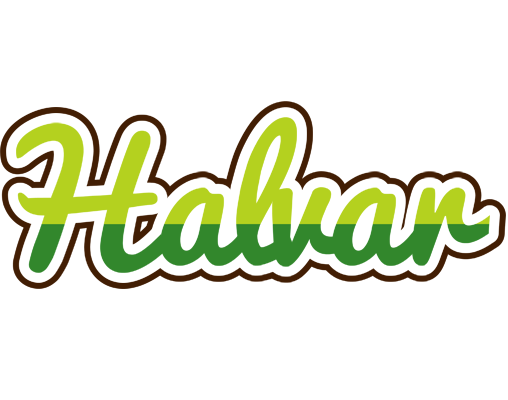 Halvar golfing logo