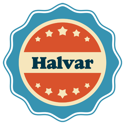 Halvar labels logo