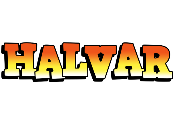 Halvar sunset logo