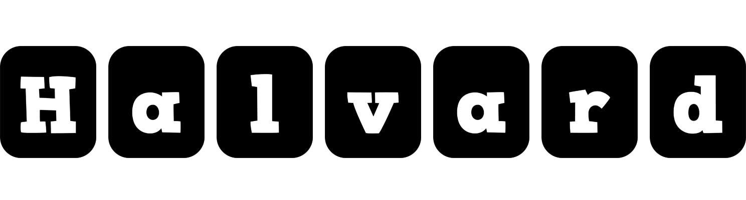 Halvard box logo