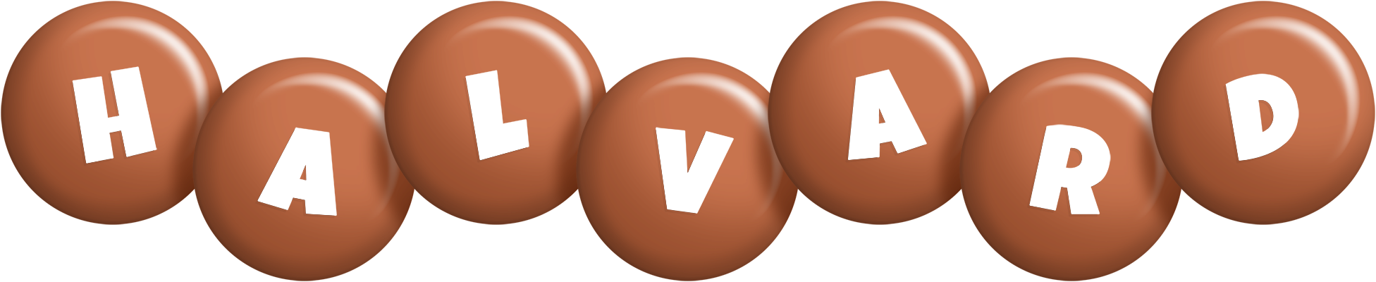 Halvard candy-brown logo