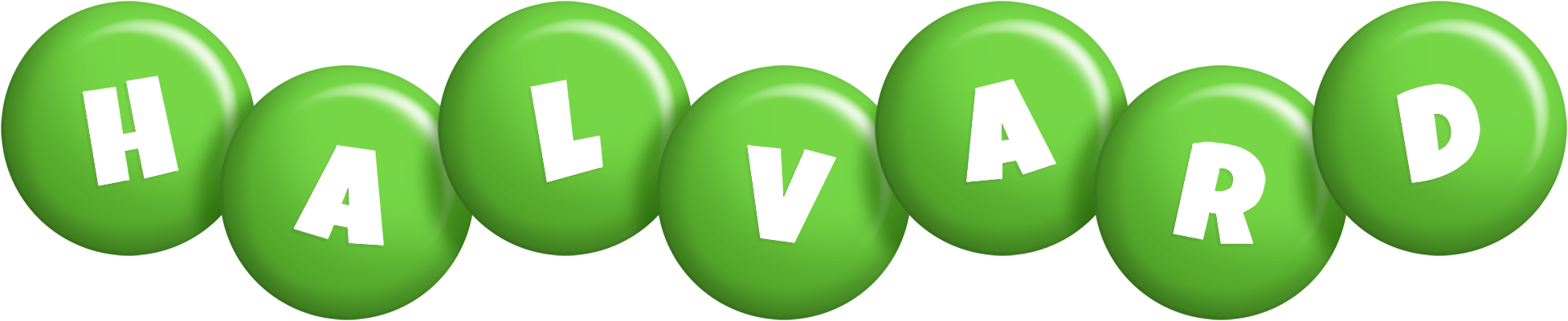 Halvard candy-green logo