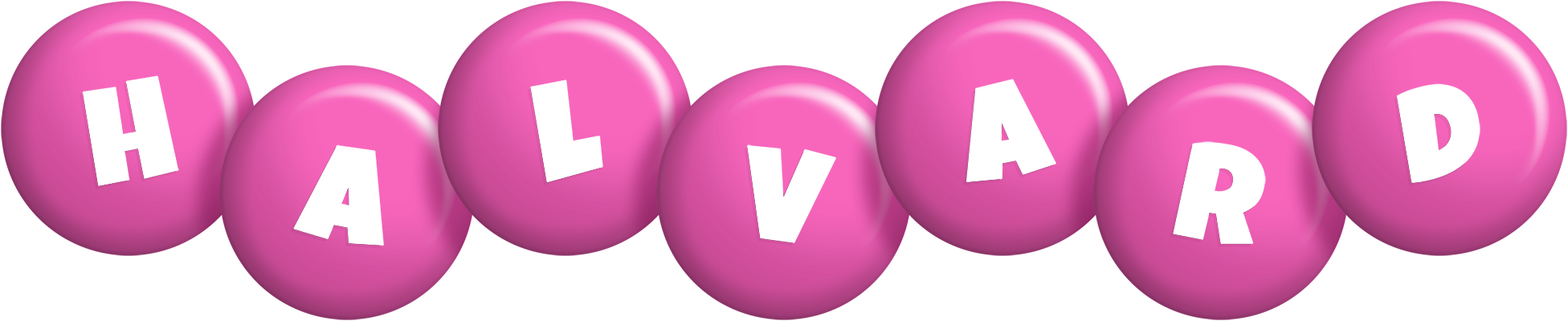 Halvard candy-pink logo