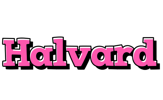 Halvard girlish logo