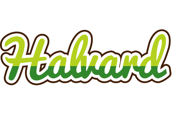 Halvard golfing logo