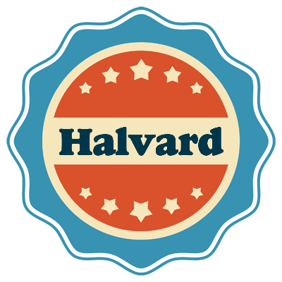 Halvard labels logo