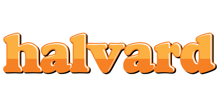 Halvard orange logo