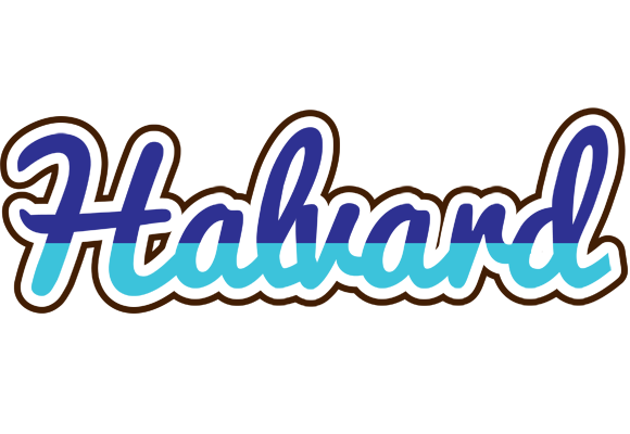 Halvard raining logo